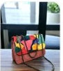 Multicolor red women sling bag